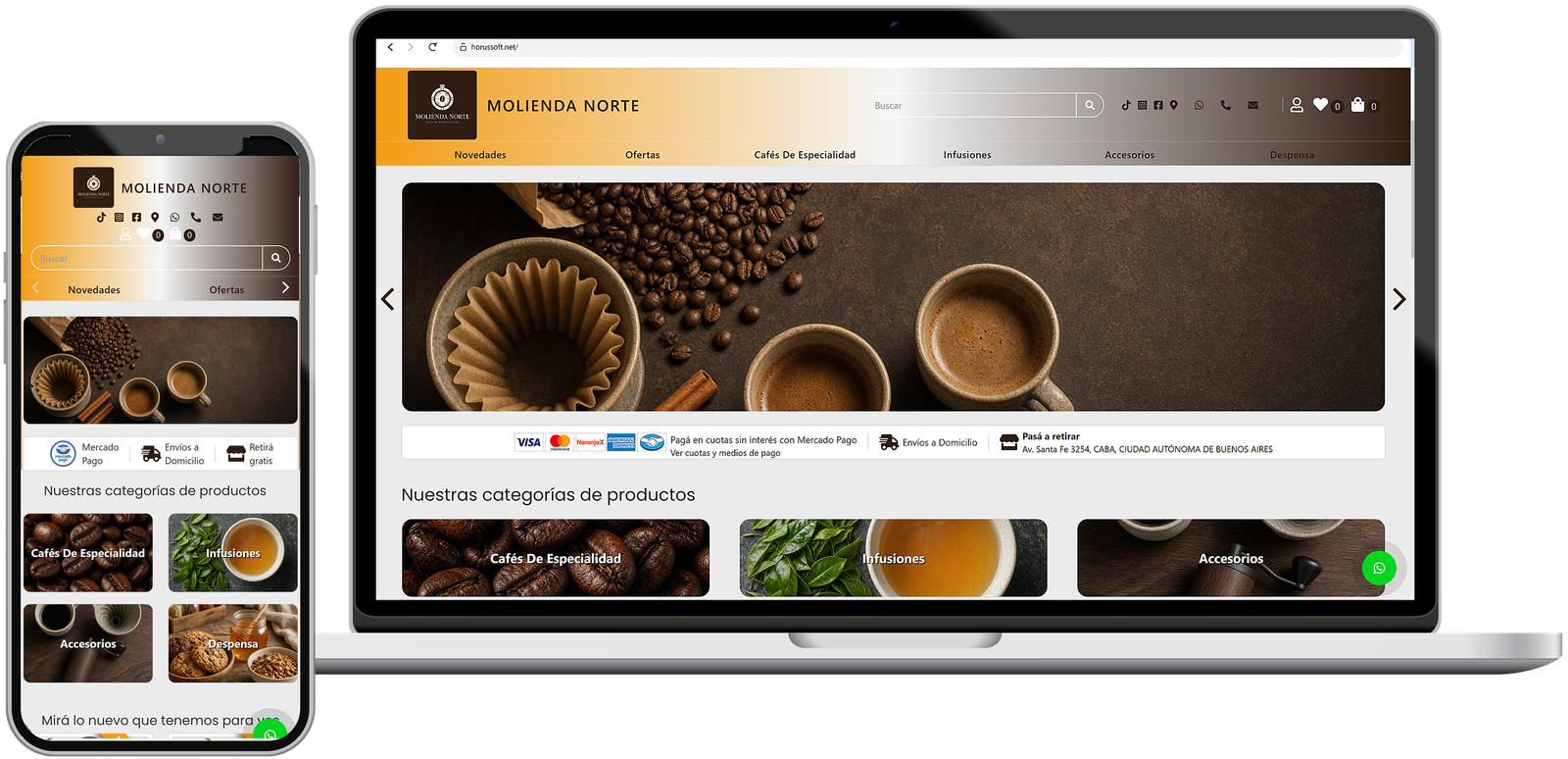 Tienda online Molienda Norte